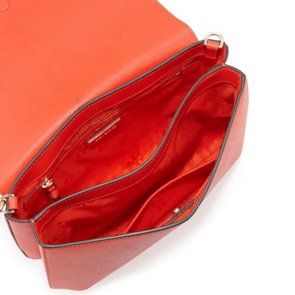 Tory Burch Poppy Orange Robinson Crossbody - Picture 3 of 8